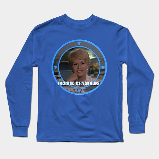 Debbie Reynolds Long Sleeve T-Shirt by Camp.o.rama